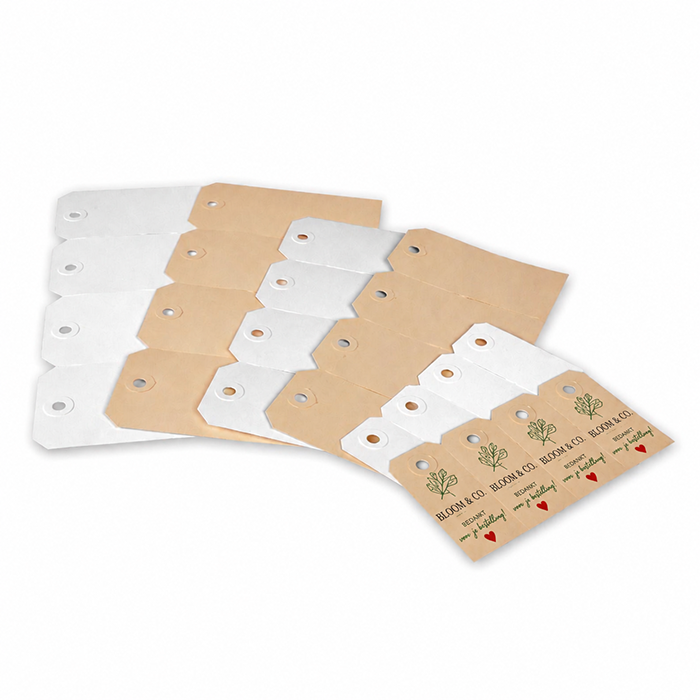 Kartonnen labels