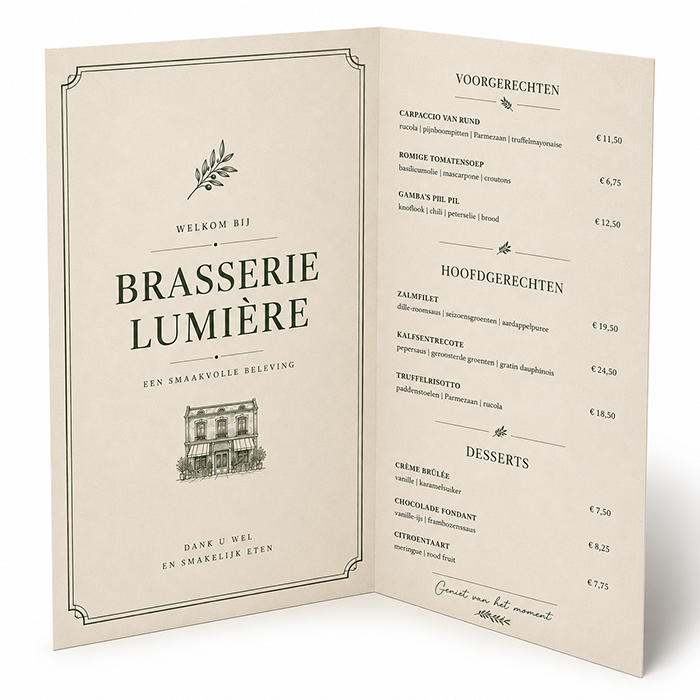 Menukaarten