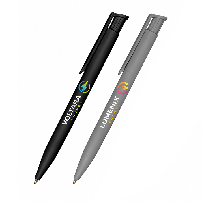 Pen van gerecycled PET-plastic