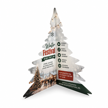 Kerstboom flyer