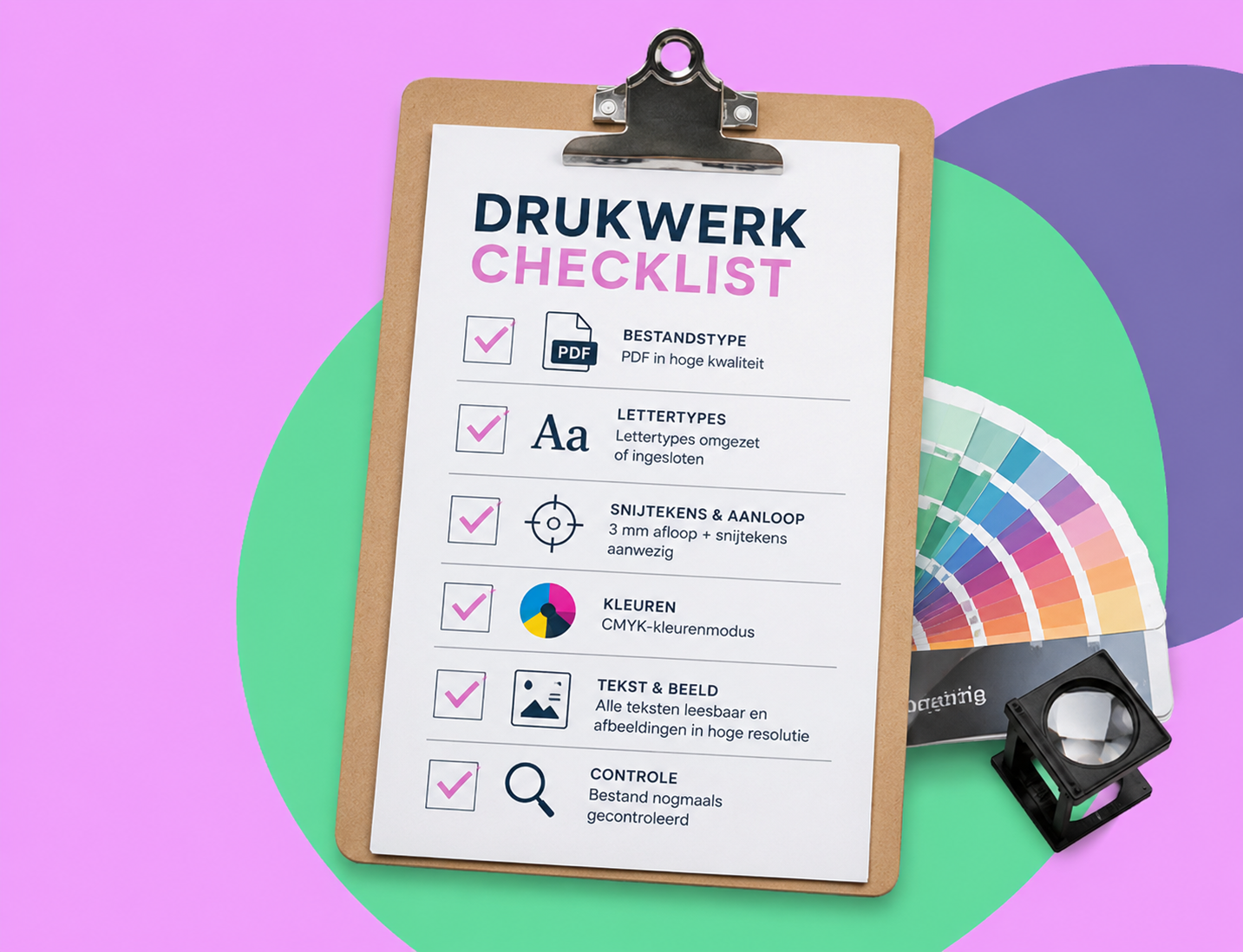 CHECKLIST VOOR JE BESTAND